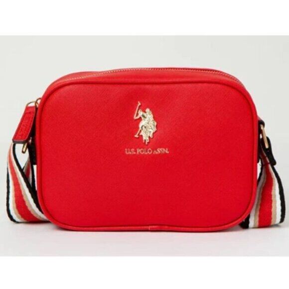 US POLO‎ CLASSIC ZIP CROSSBODY BAG - Picture 1 of 4